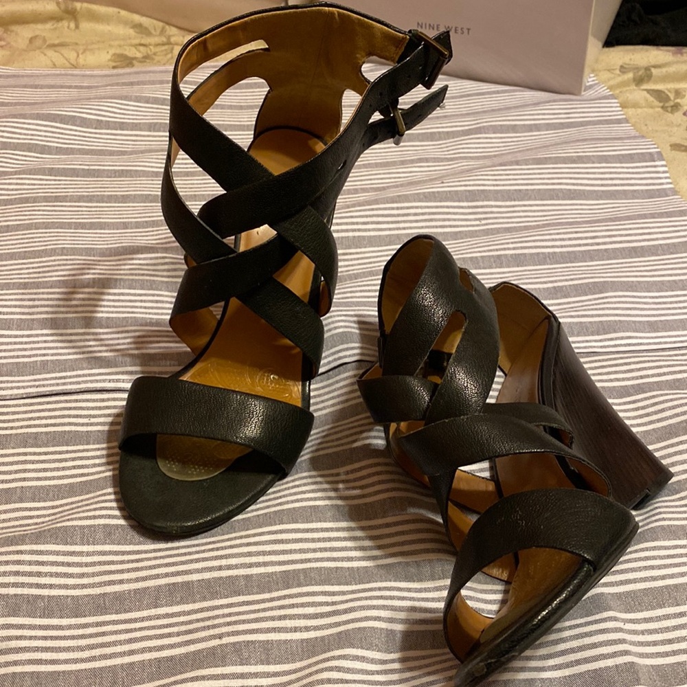 Cute comfy wedge sandals